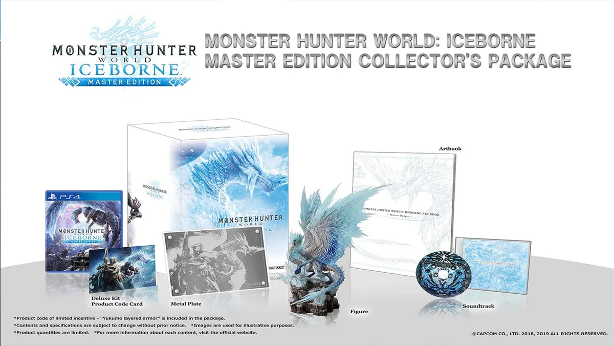 Monster Hunter World Iceborne Master Edition Collector's Package