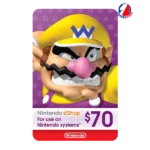 Nintendo eShop Card 70 USD | USA Account