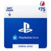 PSN Card 75 USD | Playstation Network US
