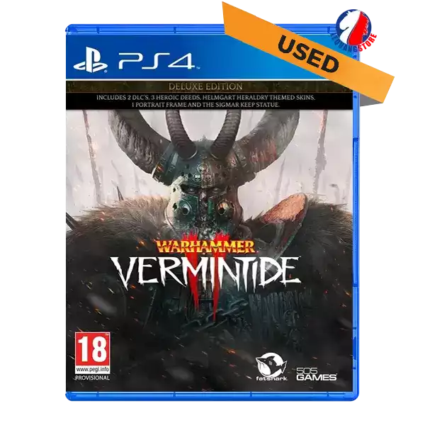 Warhammer-Vermintide-2---PlayStation-4-eu-used Warhammer Vermintide II Deluxe Edition
